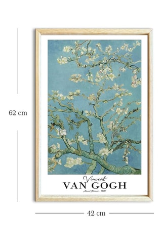 Tableau « Amandier en fleurs » Van Gogh - 42 x 62 cm