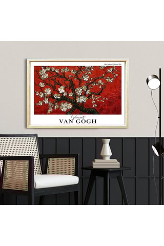 Tableau « Amandier en fleurs » Vincent Van Gogh - 42 x 62 cm