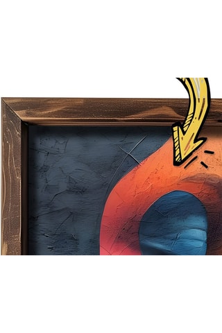 Diptyque en MDF Rosalie2 - 50 x 70 cm