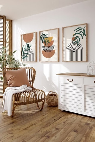 3 Wanddecoraties - 33 x 48 cm