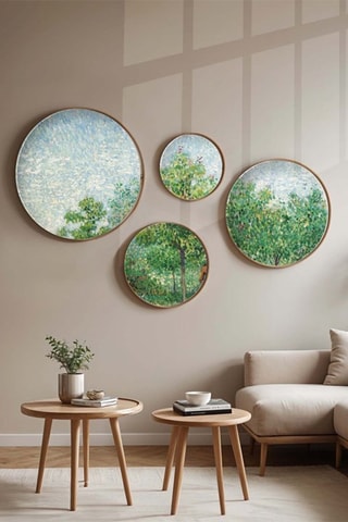 4 tableaux - 45 x 45 cm / 36 x 36 cm / 27 x 27 cm / 18 x 18 cm