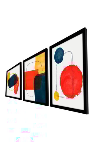 3 MDF Wanddecoraties Hugo - 38 x 53 cm