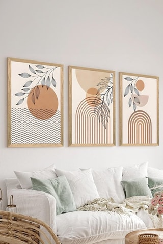 3 tableaux en bois massif