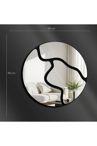 Miroir - 48 cm - Argenté