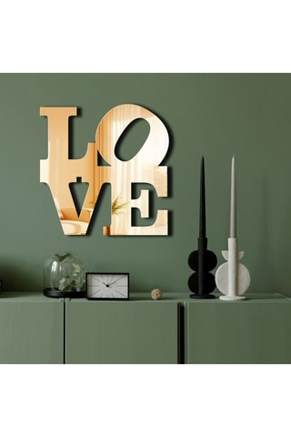 Miroir - 47 x 48 cm - Doré