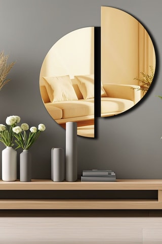 Miroir - 44 x 50 cm - Doré