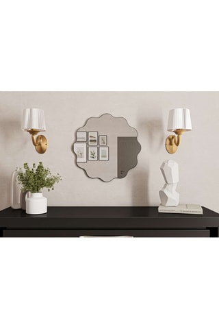 Miroir - 60 x 60 x 2,2 cm - Noir