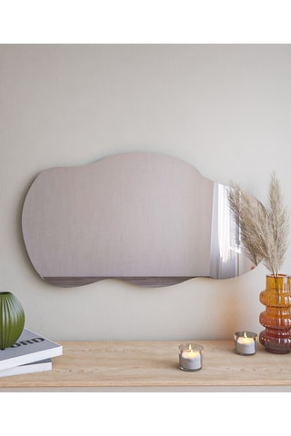 Miroir - 72 x 40 x 2,2 cm - Argenté