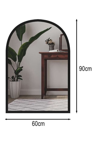 Miroir - 60 x 90 x 2,2 cm - Noir