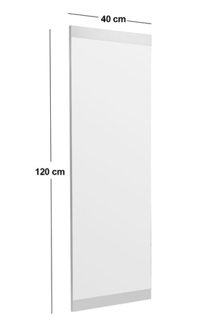 Miroir - 40 x 120 x 2,2 cm - Argenté