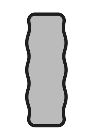 Miroir - 50 x 160 x 2,2 cm - Noir