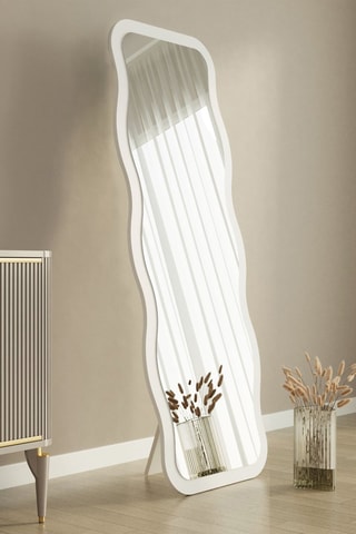 Miroir - 50 x 160 x 2,2 cm - Blanc