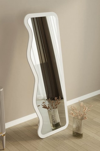 Miroir - 50 x 160 x 2,2 cm - Blanc