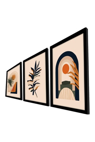 3-delige Mdf Wanddecoratie Gaspard - 38 x 53 cm