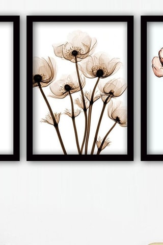 3 Wanddecoraties - 35 x 45 cm