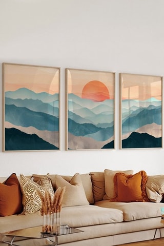 3 tableaux  - 33 x 48 cm