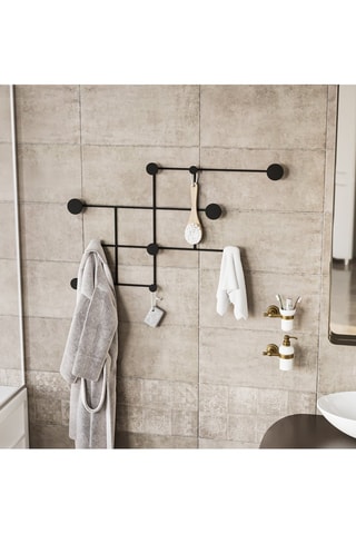 Porte-manteau -  Noir - 112 x 64 x 10 cm