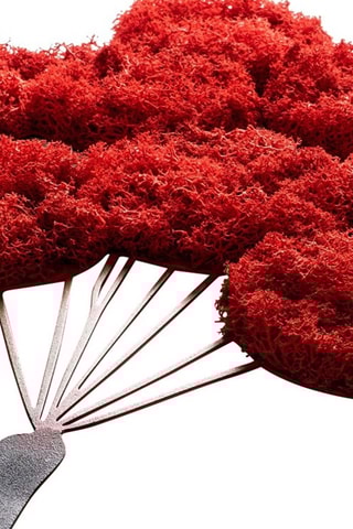 Decoração de parede "La Petite Fille au Ballon" de Banksy - 100 x 34 cm - Preto e vermelho