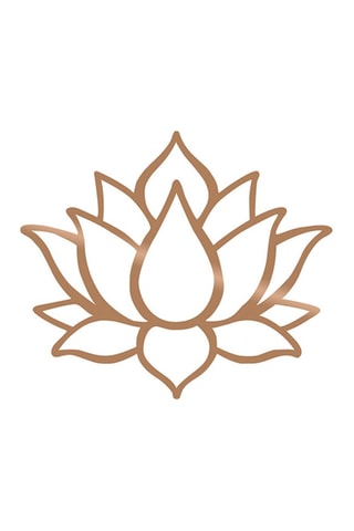 Décoration murale Lotus Flower - Marron