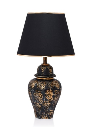 Lampe à poser TM262 - Noir et doré - 60 W