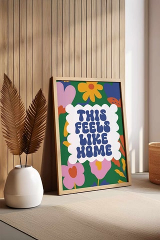 Tableau en bois massif - 33 x 48 cm