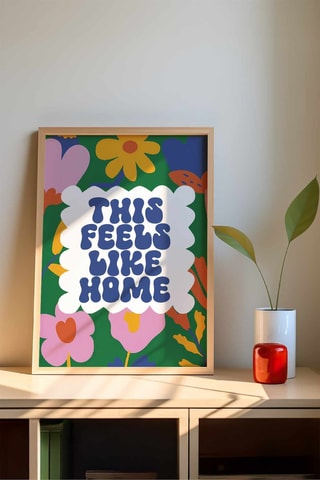 Tableau en bois massif - 33 x 48 cm