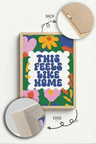 Tableau en bois massif - 33 x 48 cm