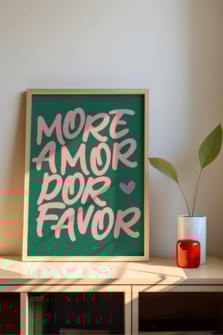 Tableau en bois -33 x 48 cm