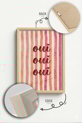 Tableau en bois - 33 x 48 cm