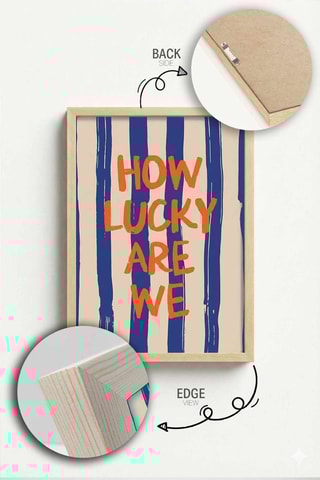 Tableau en bois - 33 x 48 cm