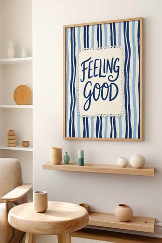 Tableau en bois massif -  33 x 48 cm