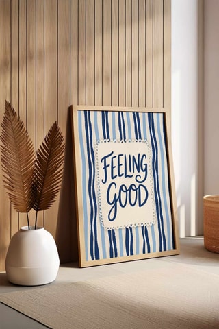 Tableau en bois massif -  33 x 48 cm