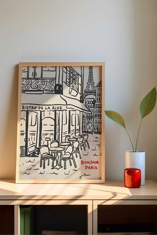 Tableau en bois - 33 x 48 cm