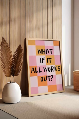 Tableau en bois - 33 x 48 cm