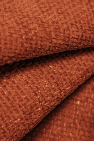 Canapé d’angle gauche Theo - Rouge brique - 4 places - En polyester