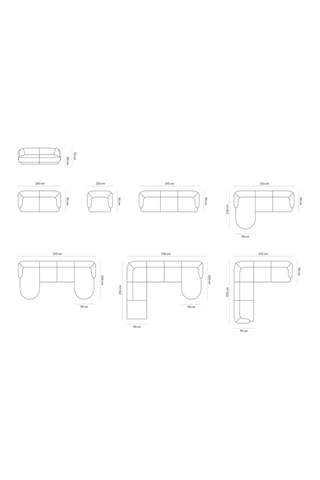 Canapé modulable Galactica - Beige clair - 2 places - En tissu chenille