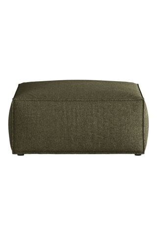 Pouf Aviero - Kaki - En tissu chenille