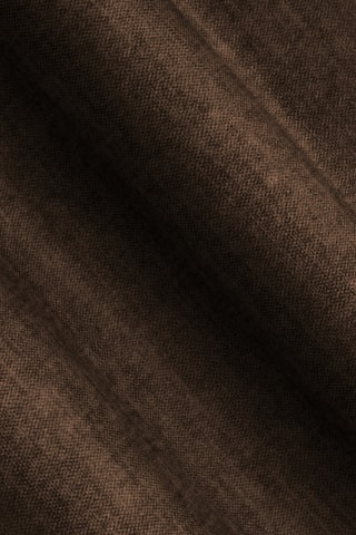 Pouf - Marron - En tissu velours