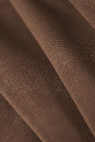 Canapé d'angle gauche Aldrin - Marron - 3 places - En tissu velours