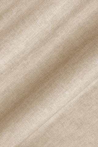 Canapé d'angle droit Roger - Beige - 3 places - En tissu velours