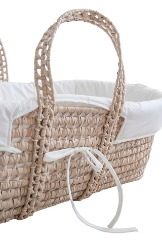 Capazo y soporte Palme - Blanco - 28 x 74 x 23 cm  - Hasta 6 meses