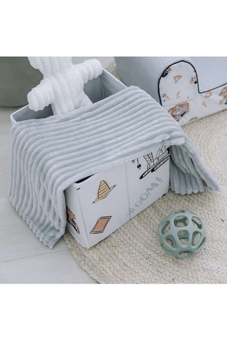 Manta - Gris oscuro - De recién nacido a 36 meses - 75 x 90 cm