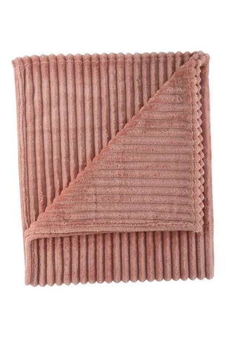 Manta - Rosa viejo - De recién nacido a 36 meses - 75 x 90 cm