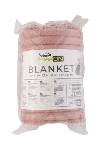 Manta - Rosa viejo - De recién nacido a 36 meses - 75 x 90 cm