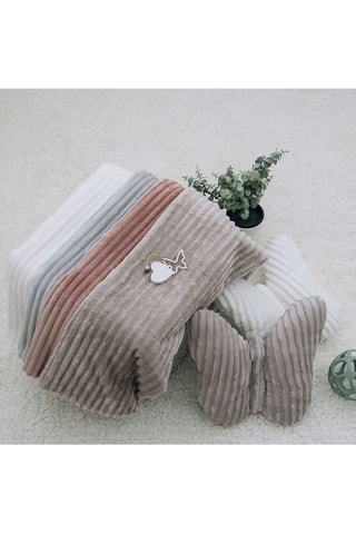 Manta - Blanco - De recién nacido a 36 meses - 75 x 90 cm