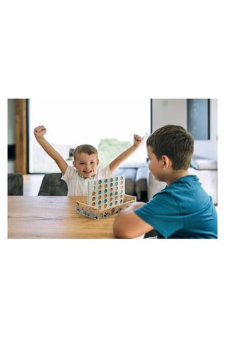 Juego de potencia 4 temas Safari de madera - Desde 36 meses