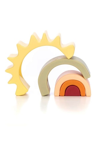 Sol para apilar de silicona sin BPA - 5 piezas - Desde recién nacido