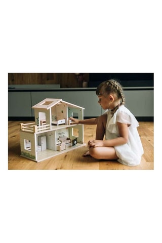 Casa de muñecas con muebles - De 6 a 48 meses