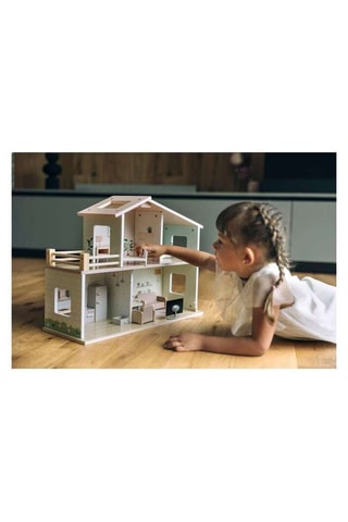 Casa de muñecas con muebles - De 6 a 48 meses