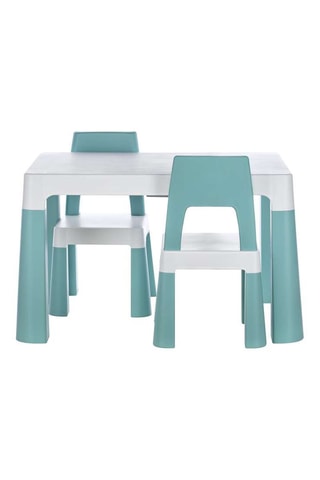 Mesa y 2 sillas - 78 x 49 x 50/28 x 55 x 28 cm - De 12 a 48 meses